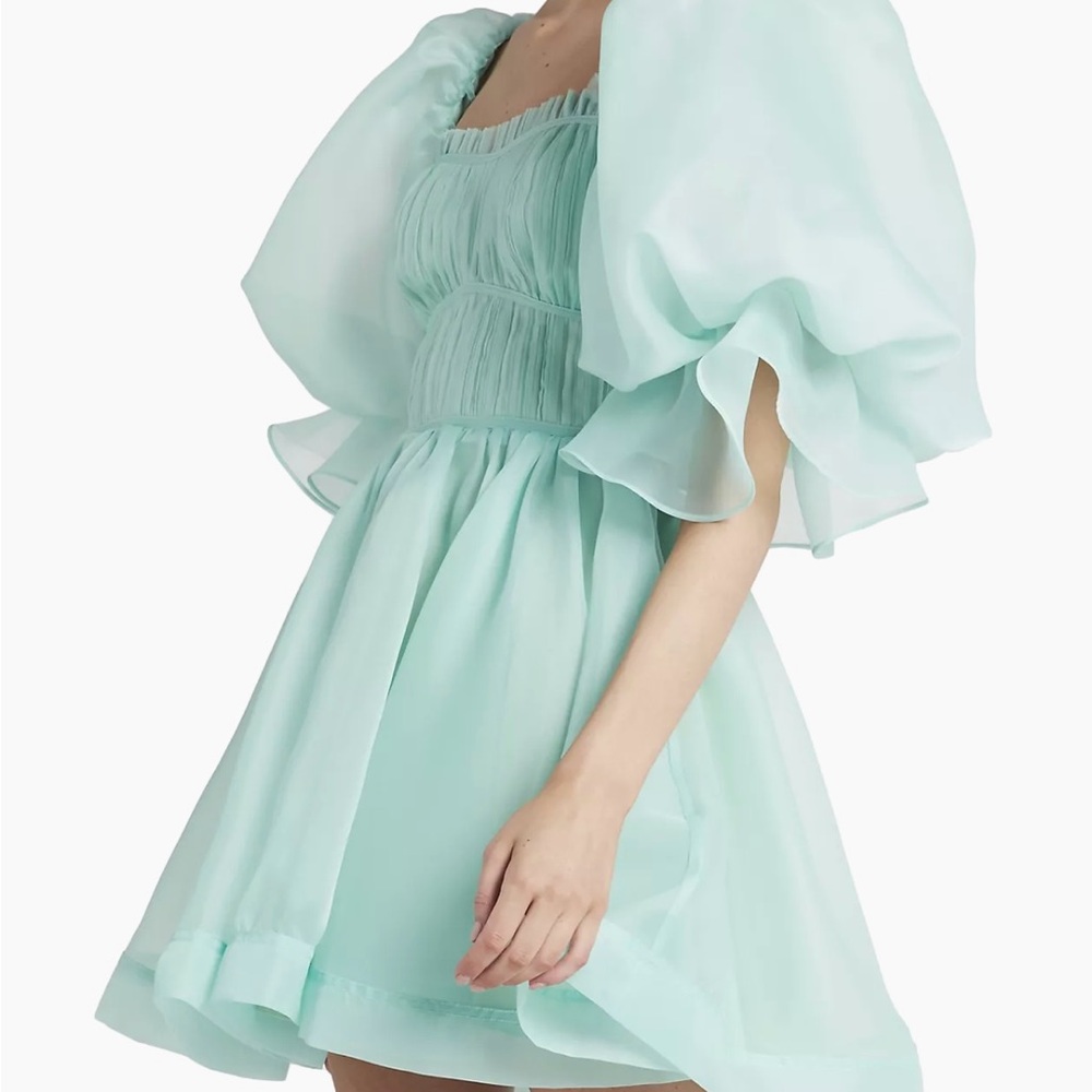 Aje Mint Green Dress with - Picture 3 of 7